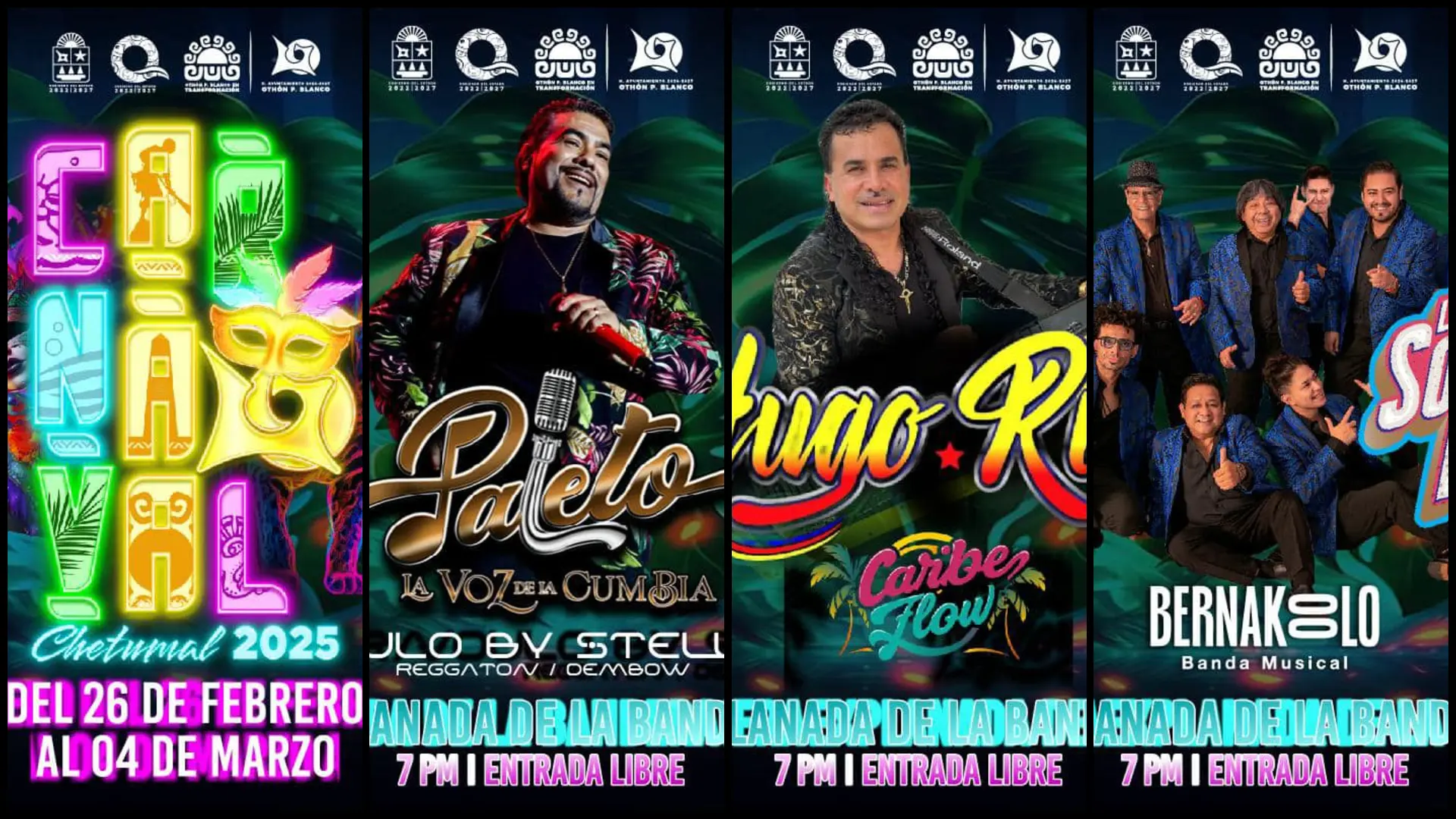 imagen de Carnaval Chetumal 2025: Fechas, Artistas y Cartelera Completa